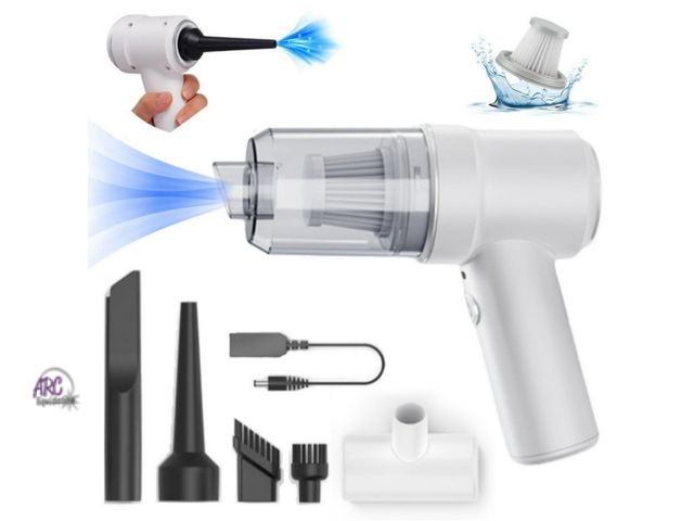 Lot 56-538830 - New Wireless Handheld Mini Vacuum Cleaner | Rechargeable with USB-C | 4500Pa Strong Suction | 3-in-1...