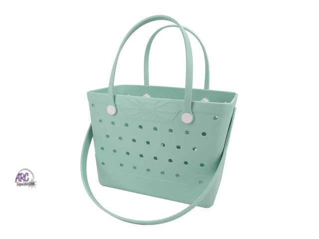 Lot 56-534117 - NEW-Beachcomber bag-mint green-14" high 17" wide