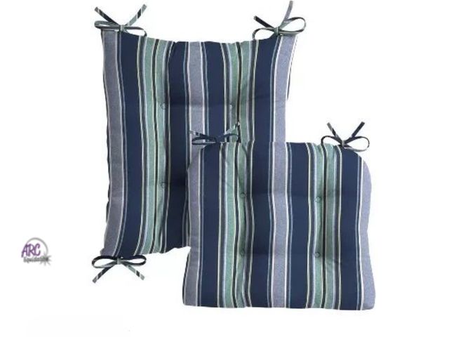 Lot 56-757298 - New 2pc ARDEN Plush Indoor/Outdoor Rocking Chair Cushion Set