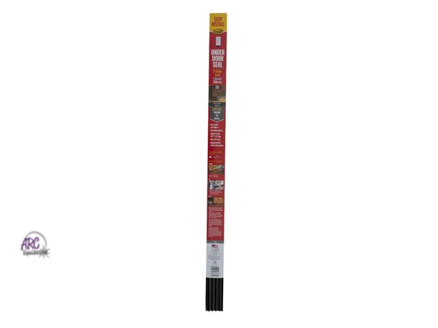 Lot 56-139798 - NEW Under Door Seal U-shape Vinyl Cinch Slide-On Brown 36”. 3/8”-3/4” Gap Fits 1-3/4” door. Cut to f...