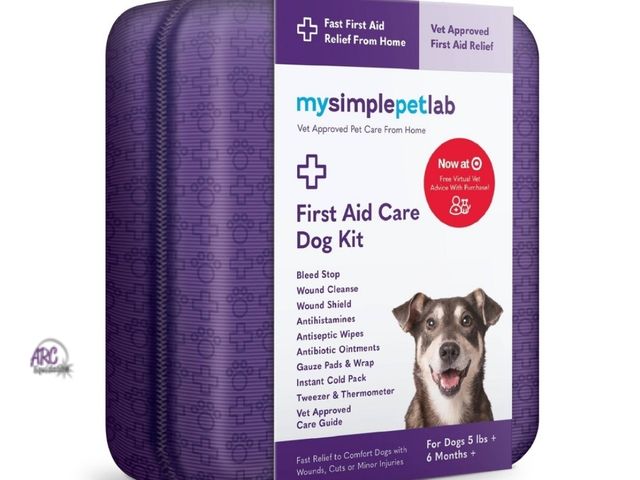 Lot 56-844212 - New - My Simple Pet Lab First Aid Care Dog Kit