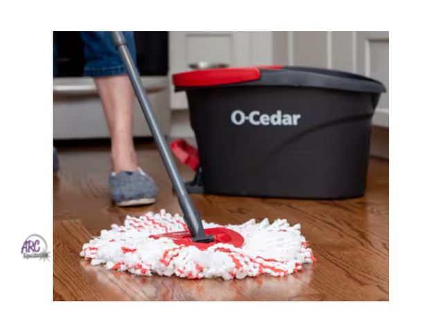 Lot 56-240465 - In Box Missing Refill Mop Head - O-Cedar EasyWiring Deep Clean Microfiber Spin Mop System