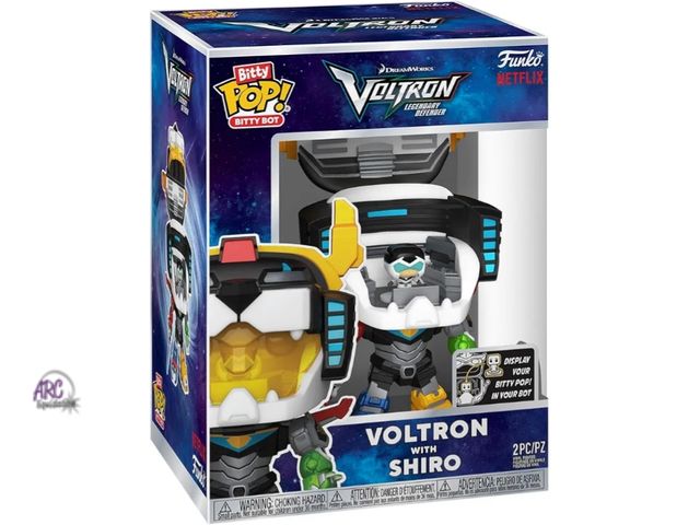 Lot 56-336032 - NEW-DAMAGED BOX-Funko Pop! Bitty Bots: Voltron - Voltron with Shiro