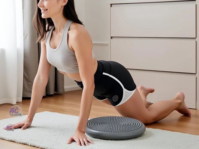 Lot 56-747898 - New AppleRound Inflated Wobble Cushion .Core Balance Disc for Adults, Sensory Wiggle Seat for Kids, ...