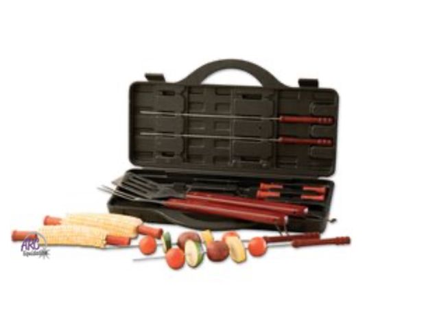 Lot 56-361034 - New, Chefmaster 15pc Stainless Steel Barbeque Set