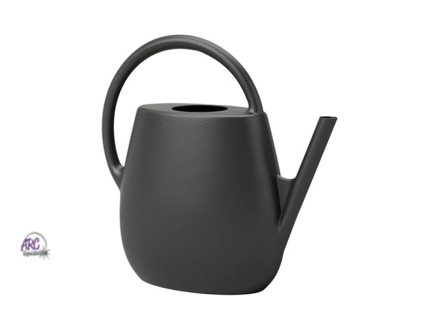 Lot 56-508534 - NEW-Room Essentials 1 gallon plastic watering can-black