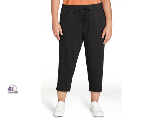 Lot 56-468751 - NEW WITH TAGS Athletic Works Women's and Women's Plus Knit Capri Pants, 22" Inseam, Sizes 1X (16W-18...