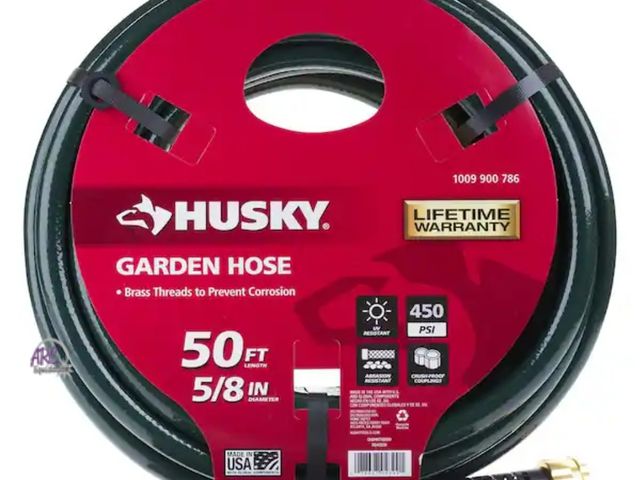 Lot 56-801923 - New - Husky 5/8 in. x 50 ft. Heavy-Duty Hose
