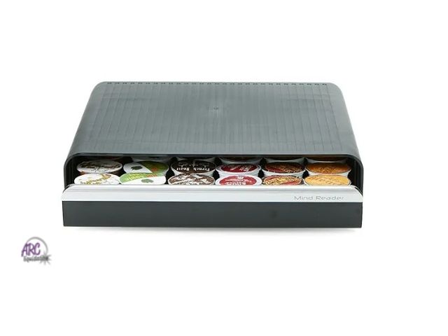 Lot 56-597123 - NEW-Mind Reader Single Serve Coffee Pod Drawer, 36 Pod Capacity, Countertop Organizer, 13.25"L x 12....