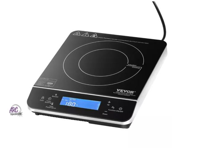 Lot 56-147964 - New Tested &amp; Works Portable Induction Cooktop, 1800 W Electric Induction Burner with 9-Temperatu...