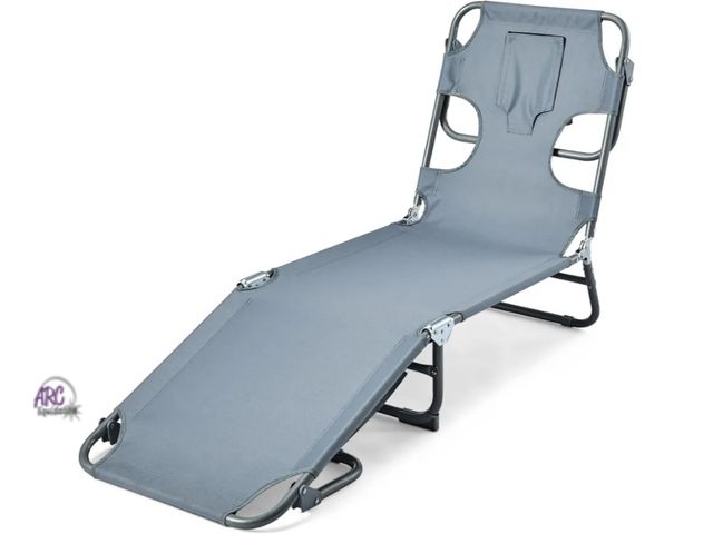 Lot 56-750250 - New in box.  Outdoor Lounge Chair, Foldable Design with Multi-Angle Backrest