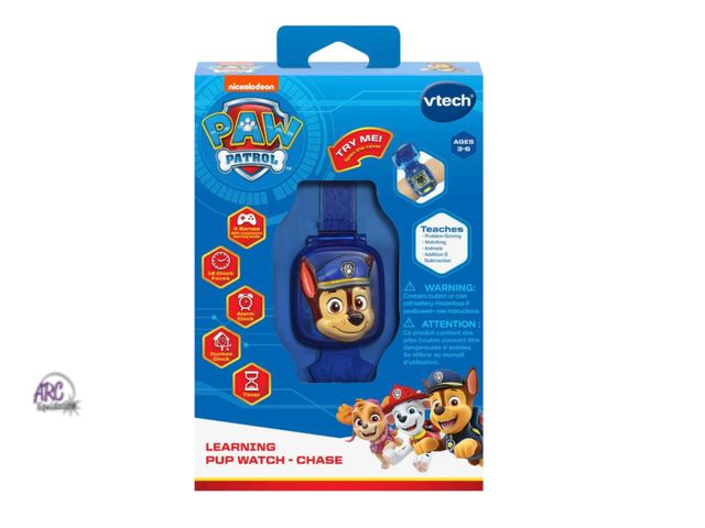 Lot 56-153830 - New VTech PAW Patrol Learning Pup Watch - Chase Baby and Toddler Toys