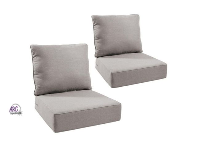 Lot 56-788965 - New in box. 24 in. x 24 in. x 6 in. 4-Piece CushionGuard Deep Seating Outdoor Lounge Chair Replaceme...