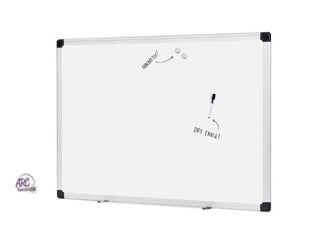 Lot 56-749920 - New in box.  Magnetic Whiteboard/Dry Erase Board, 36 x 48-inch, Aluminum Frame, Silver/White