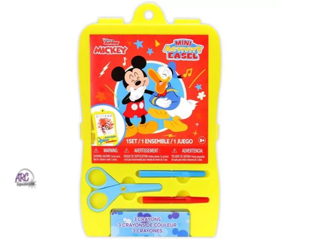 Lot 56-547130 - NEW-Disney Mini Activity Art Easel Mickey Mouse