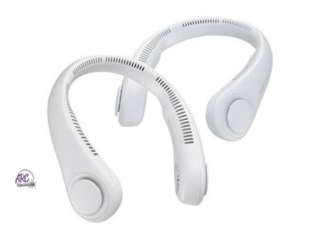 Lot 56-797114 - Used. Tested and works JISULIFE Neck Fan, 2-pack