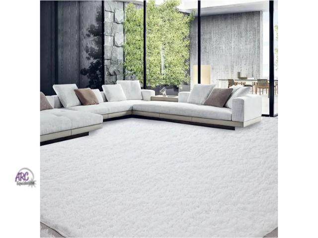 Lot 56-774821 - New Shaggy Area Rug 9x12 Feet, Ultra Fuzzy Large Plush Faux Fur Carpet for Living Room Bedroom, Non-...
