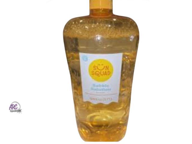 Lot 56-321760 - New Bubble Solution 128 fl oz - Sun Squad™: Refill for Bubble Toys, Ages 3+