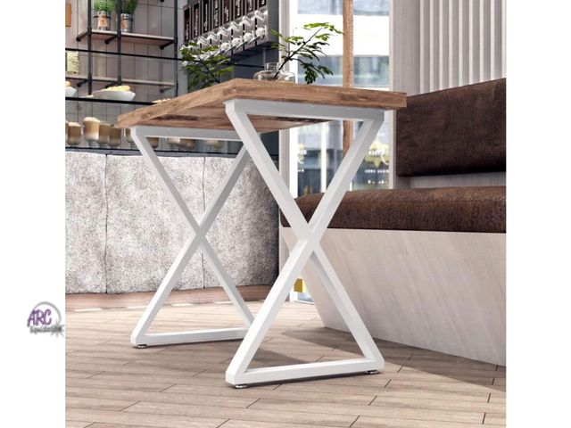 Lot 56-639151 - New DIY DR.IRON Metal White Table Legs 28''H, Heavy Duty Desk Legs for Dinning Table, Coffee Table, ...