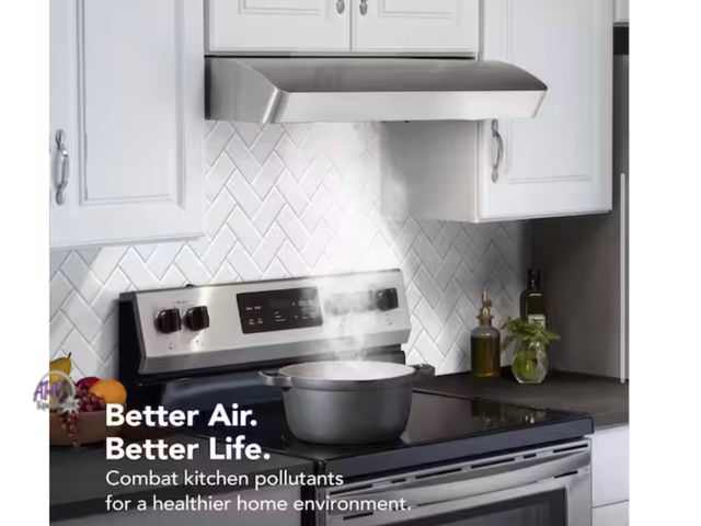 Lot 56-660540 - New - Broan-NuTone Mantra AVSC1 Series 30 in. 375 CFM Max Blower Convertible Under Cabinet Range Hoo...