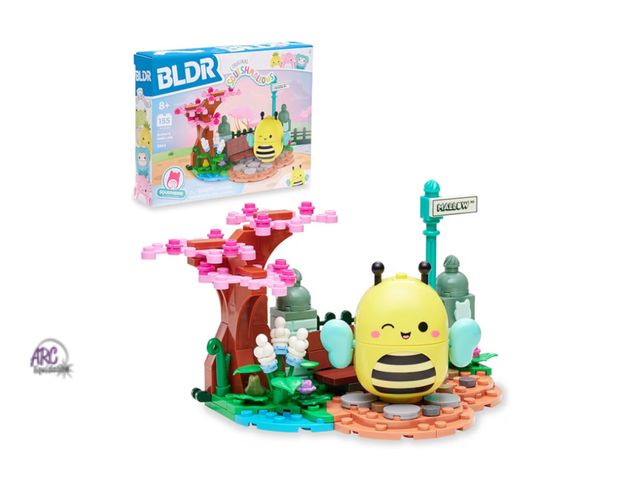 Lot 56-620730 - New, sealed BLDR Squishmallows Sunny’s Park Life Building Set - Sunny The Bee Buildable Figure - Squ...