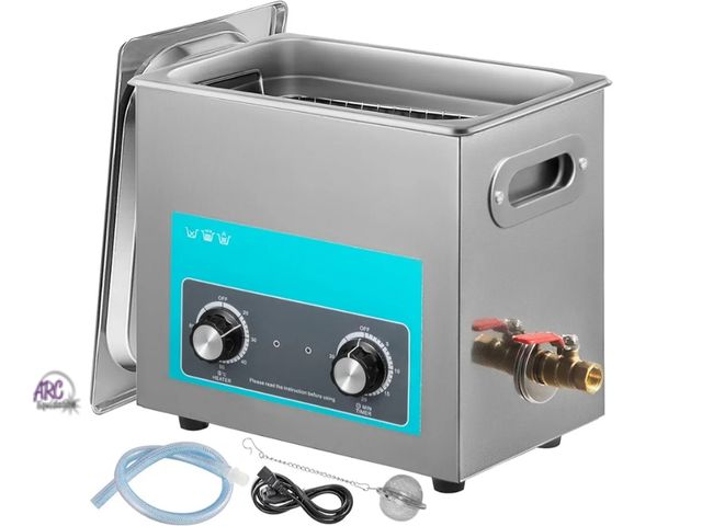 Lot 56-510525 - NEW-Vevor AC120V 60Hz Ultrasonic Cleaner Stainless Steel Professional Knob Control Ultrasonic Cleane...