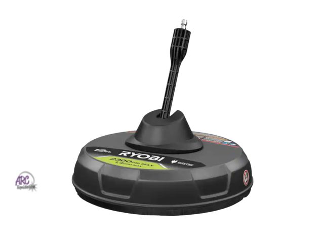 Lot 56-605823 - New, open box RYOBI
12 in. 2,300 PSI Electric Pressure Washers Surface Cleaner