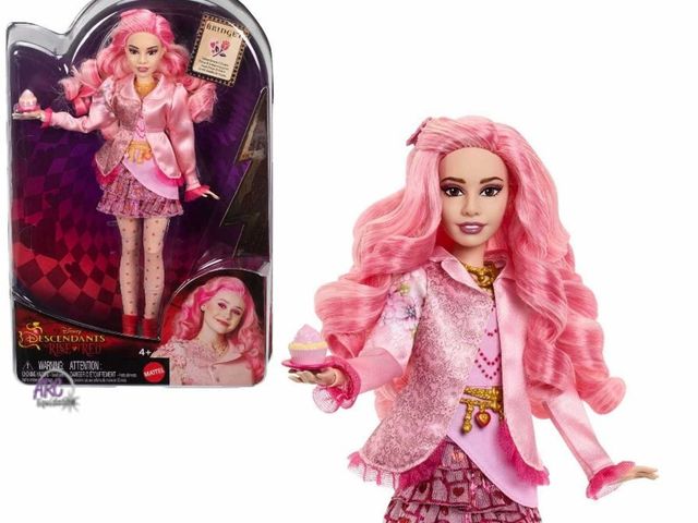 Lot 56-148479 - New Disney Descendants: The Rise of Red Fashion Doll &amp; Accessory - Bridget, Young Queen of Heart...
