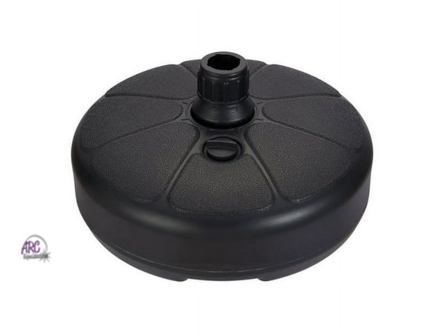 Lot 56-395314 - New,Mainstays 14 Inch Fillable OPP Resin Umbrella Base Black