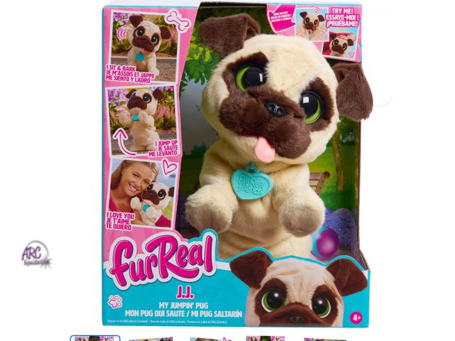 Lot 56-395030 - New, furReal JJ My Jumping Pug