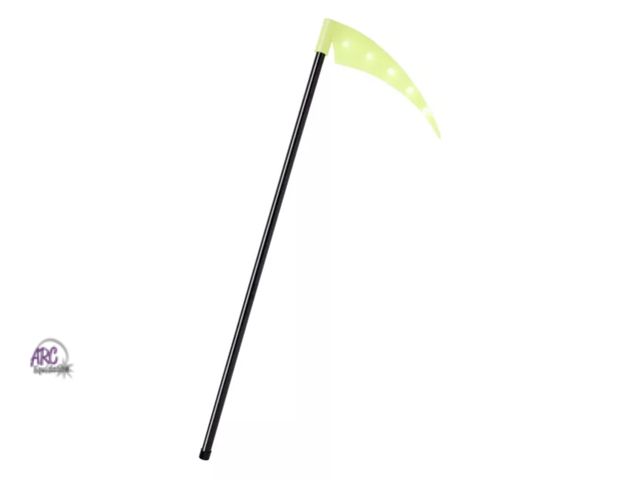 Lot 56-230419 - NEW Light-Up Scythe also Glow In The Dark
