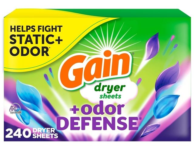 Lot 56-849511 - New - Gain + Odor Defense 240 Sheets