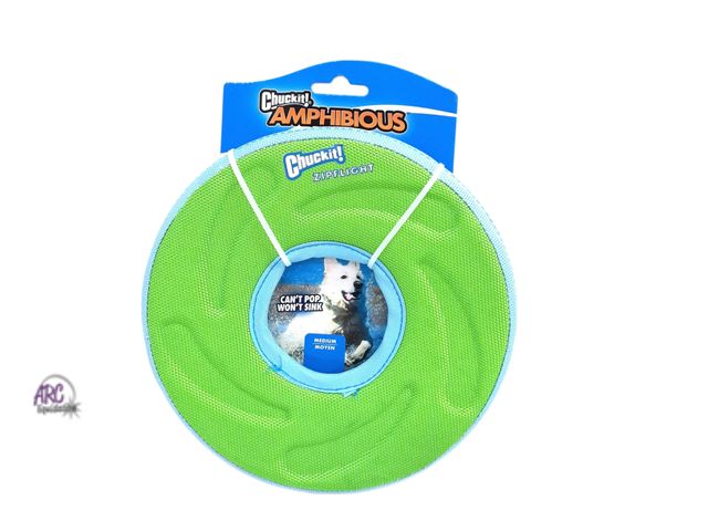 Lot 56-216060 - New - Chuckit! Amphibious Zipflight Dog Toy Medium