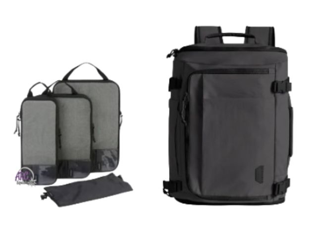Lot 56-450560 - New - Bagsmart 38L Blast Backpack with 4-piece Compression Packing Cubes