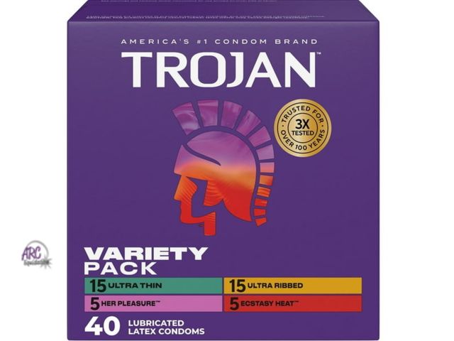 Lot 56-266050 - Trojan Variety Pack Lubricated Latex Condoms, 40 ct. Exp 01-08-2028