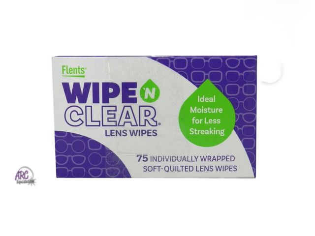 Lot 56-318450 - New might be missing a few, lot of 3
Flents Wipe N Clear Lens Wipes 75 Count