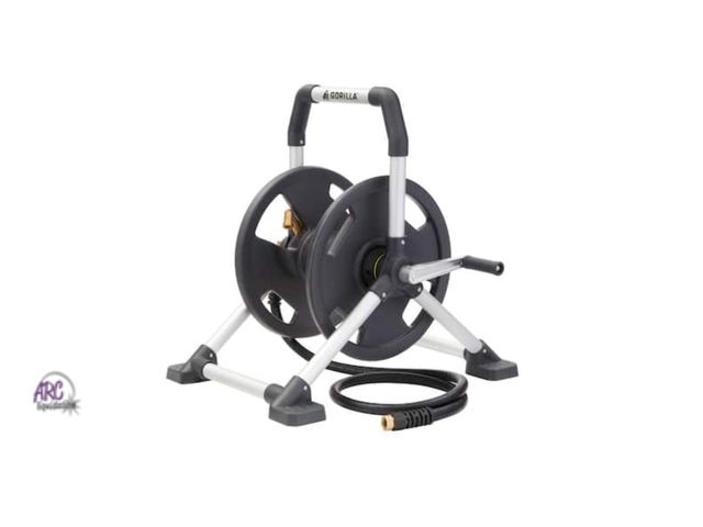 Lot 56-610661 - New in Box - Gorilla 150 ft. Aluminum Zero Rust Hose Reel