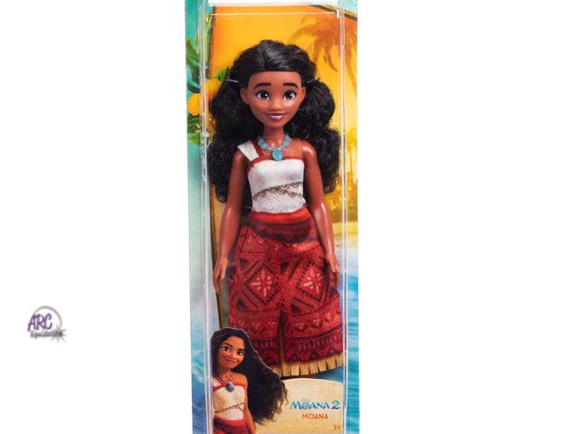Lot 56-317330 - New, Disney Moana 2 Moana Fashion Doll with 2 Accessories &amp; Removable Outfit, Inspired by the Mo...