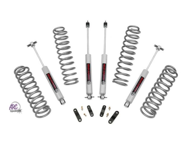 Lot 56-799425 - New rough country 2.5 Inch Lift Kit
4-Door | Jeep Wrangler JK 2WD/4WD (2007-2018)