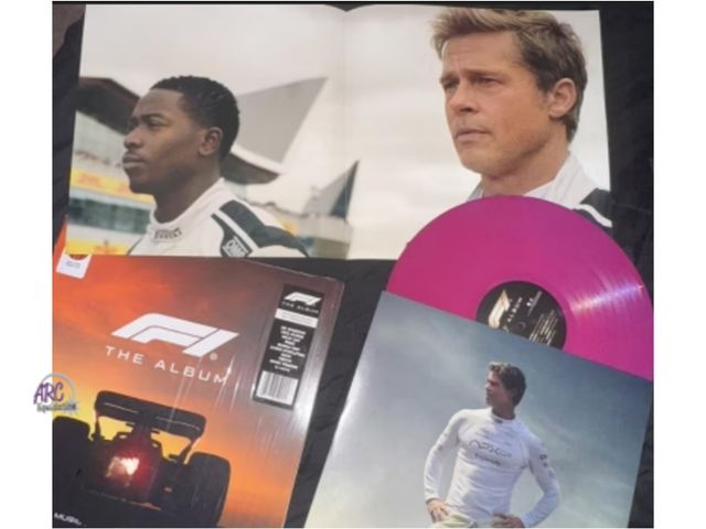 Lot 56-503334 - NEW-SOME STICKER RESIDUE ON COVER-F1 the album-pink vinyl