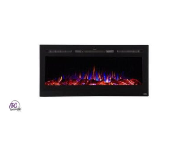 Lot 56-649951 - New In box - Touchstone Home Products Sideline 45 in. Wall Mount or Recessed Smart Electric Fireplac...