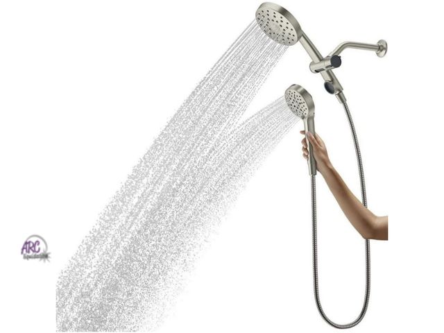Lot 56-767151 - Used Kohler Prone 3-in-1 Multifunction Shower Head with PowerSweep (Brushed Nickel)