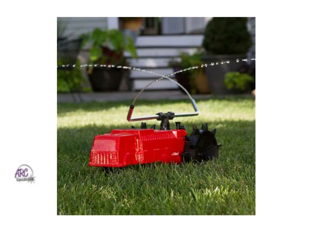 Lot 56-167451 - New Melnor Traveling Sprinkler, Red (18x8”)