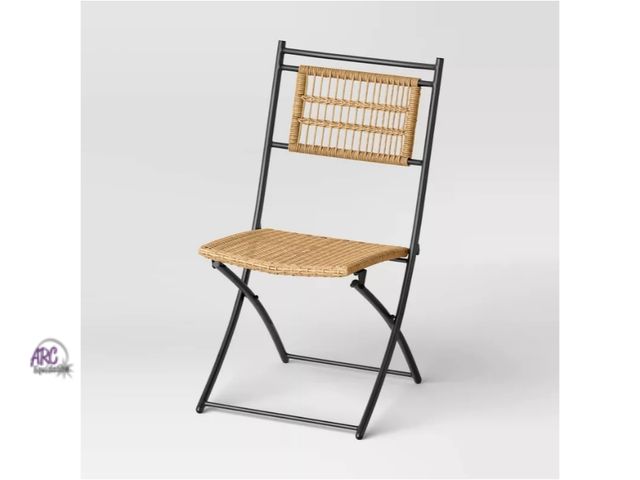 Lot 56-709115 - New Southport Patio Folding Chair Beige