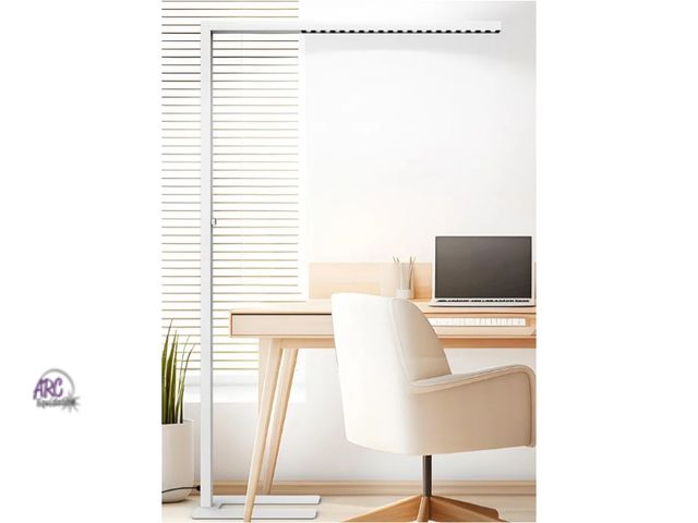 Lot 56-756550 - New in box. STERREN 77" LED Floor Lamp for Office, 7350LM Dimmable Eye-Care Standing Piano Lamp,70W ...