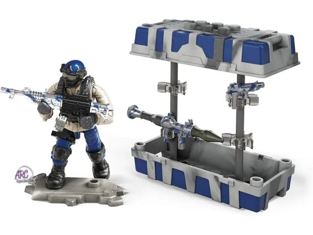 Lot 56-567530 - NEW-Mega Construx Call of Duty Navy Weapon Crate-39 PIECES