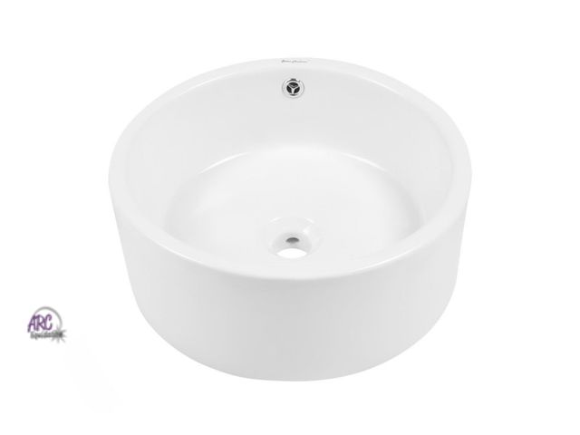 Lot 56-586098 - NEW-SWISS MADISON ROUND VESSEL SINK- 16.3" X 16.3" X 6.3"