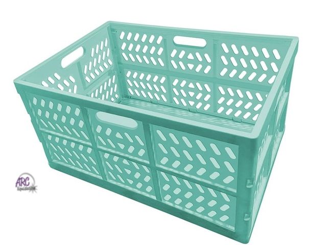Lot 56-792624 - New Large Collapsible Bin mint. 19.5" x 13.5" x 10.25"