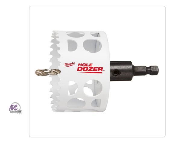 Lot 56-146864 - Appears Used in Package Milwaukee
3 in. Hole Dozer Bi-Metal Hole Saw with 3/8 in. Arbor &amp; Pilot ...