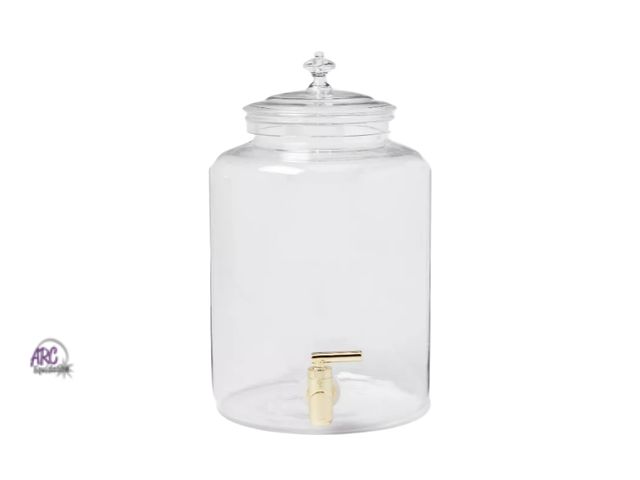 Lot 56-502634 - SOME SCUFFS, LABEL RESIDUE ON BOTTOM-2 gal Plastic Lancashire Beverage Dispenser - Threshold